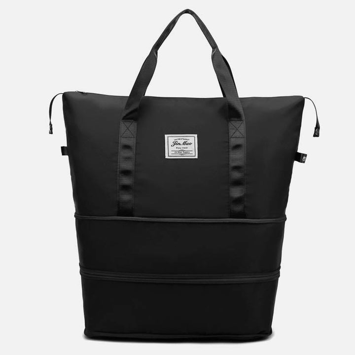 Reisetasche mit doppelter Erweiterung für Damen, groß, leicht, Oxford-Reisetasche