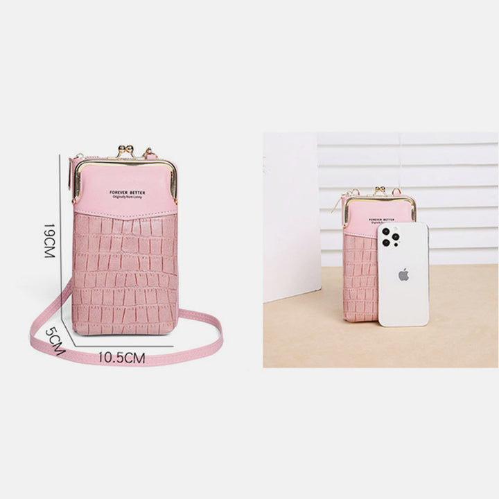 Kleine Crossbody-Handy-Geldbörse für Damen, Mini-Schultertasche, Geldbörse