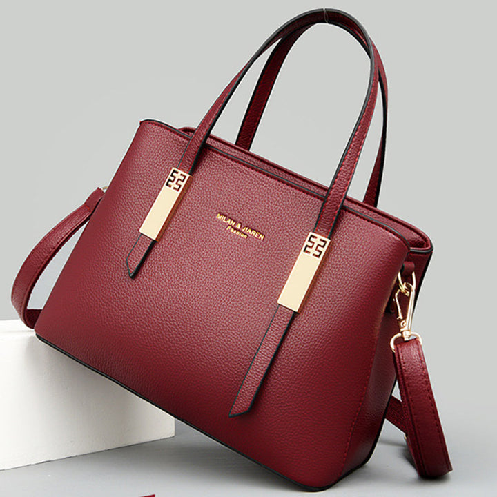 Tragetasche für Damen, mit Griff oben, große Schultertasche