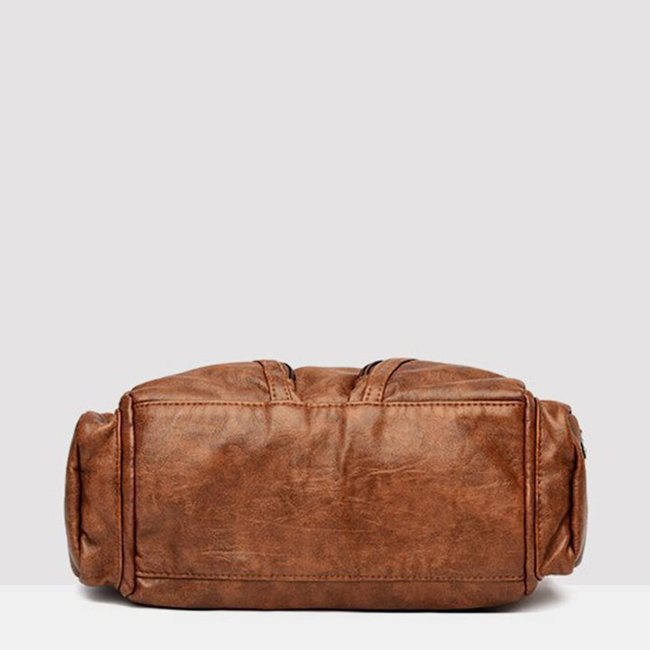 Vintage Echtleder Elegante Multifunktionale Handtasche