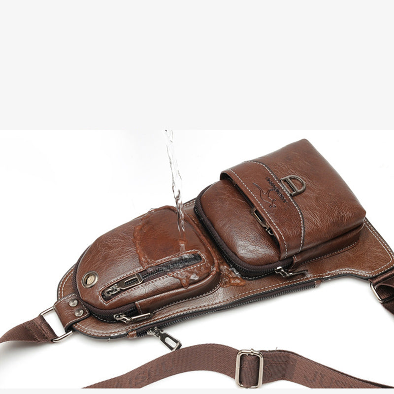 Schultertasche, Rucksack für Herren, Umhängetasche, Brusttasche, Tagesrucksack, Outdoor-Reisen - image 6