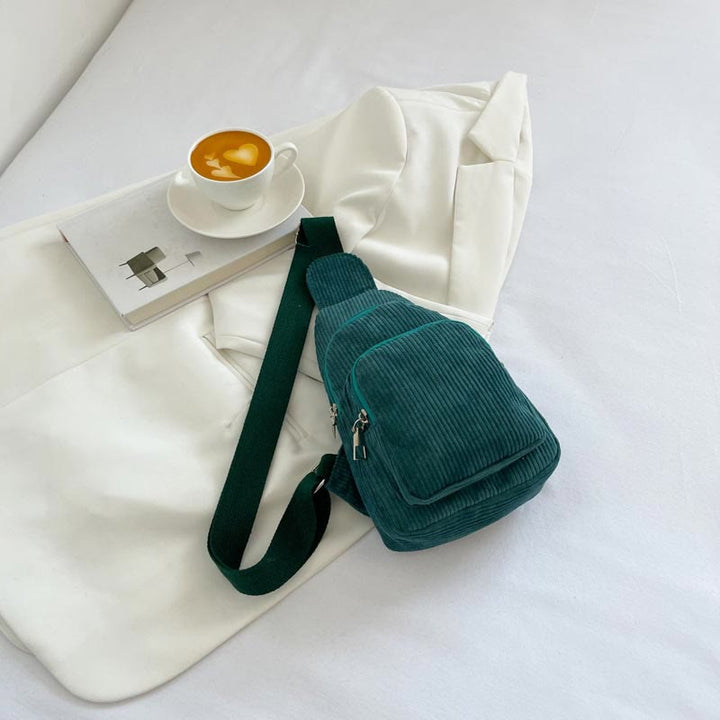 Schultertasche für Damen, lässiger kleiner Umhängerucksack aus Segeltuch