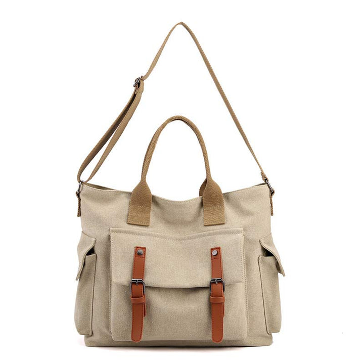 Große Kapazität Damen Canvas Tote Casual Crossbody Schulter Handtaschen Messenger Bag