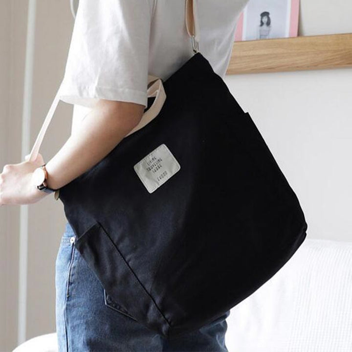 Tragetasche für Damen, für den täglichen Ausflug, große Kapazität, Canvas-Handtasche