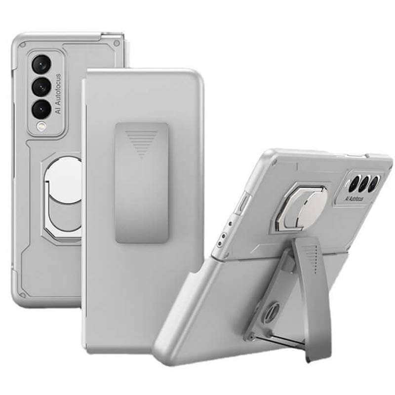 Telefonhalter-Holster für Galaxy Z Fold 3, drehbarer Ständer, Clip, Telefonhülle