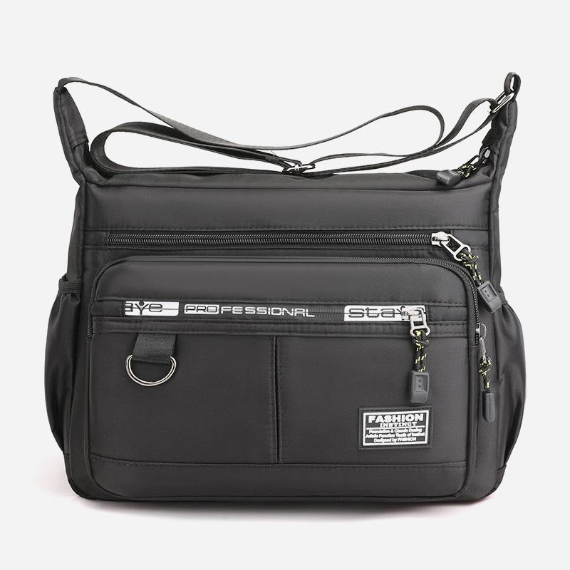 Umhängetasche für Herren, große Kapazität, lässige Schultertasche aus Nylon