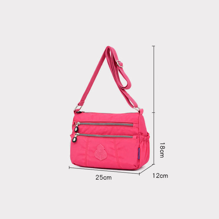 Umhängetasche für Damen, urban, lässig, zum Einkaufen, Nylontuch, Muttertasche