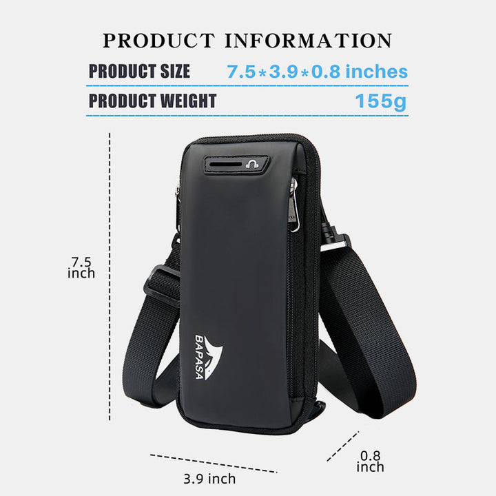 3-fach verwendbare, wasserdichte Umhängetasche für Outdoor-Aktivitäten (Kaufen Sie 2 und erhalten Sie 15 % Rabatt, CODE: B2) 