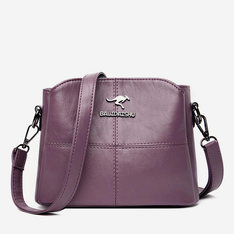 Geldbörsen und Handtaschen für Damen, Umhängetasche aus PU mit mehreren Fächern