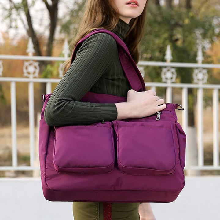 Handtasche mit mehreren Taschen, großer Kapazität, leicht, wasserdicht, lässig