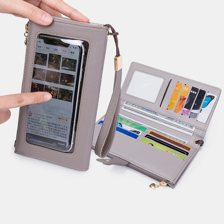 Touchscreen Große Kapazität Handy Tasche Geldbörse