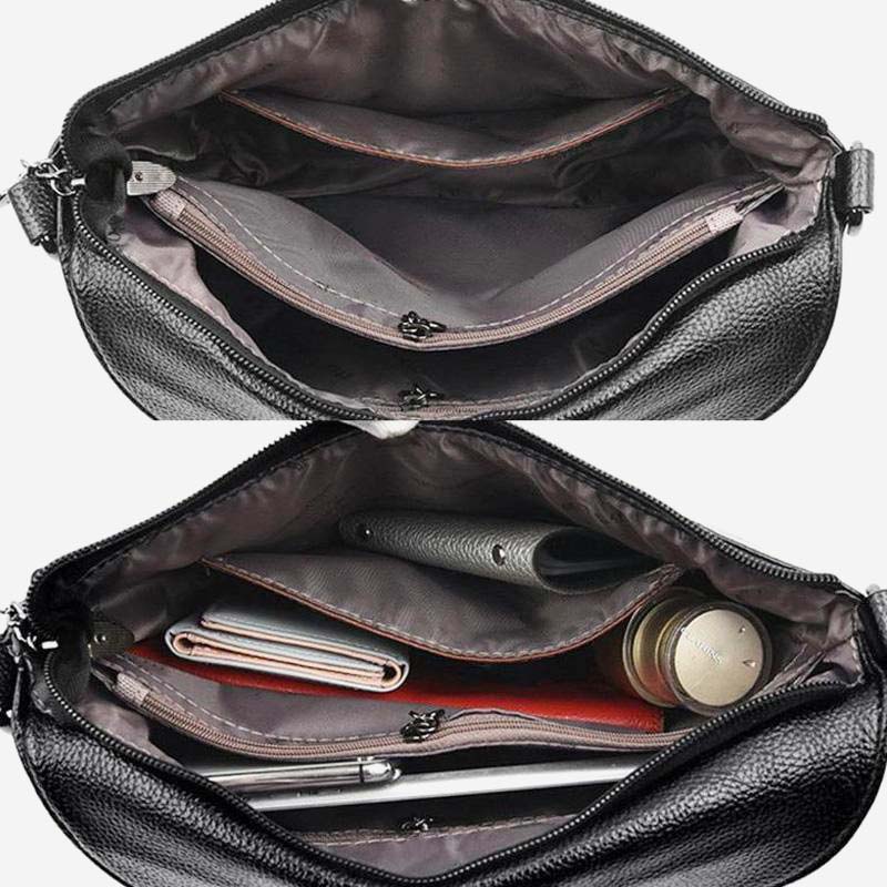 Elegante, klassische Umhängetasche mit großem Fassungsvermögen