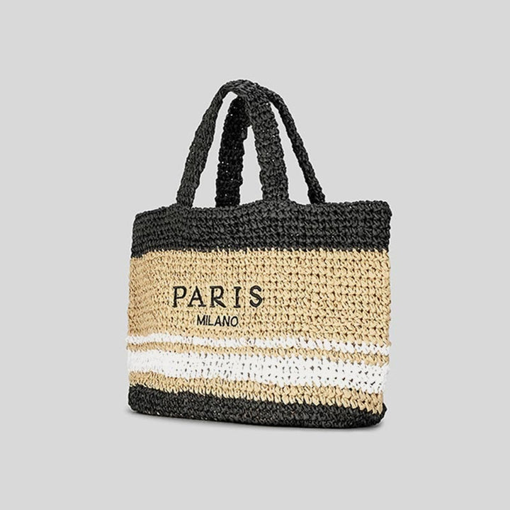 Strandtasche für Damen, Sommer, Strandparty, lässige Strohhandtasche