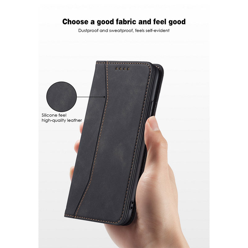 Premium PU Leder Brieftasche Hülle Kartenhalter Kompatibel mit iPhone 13 Pro Max