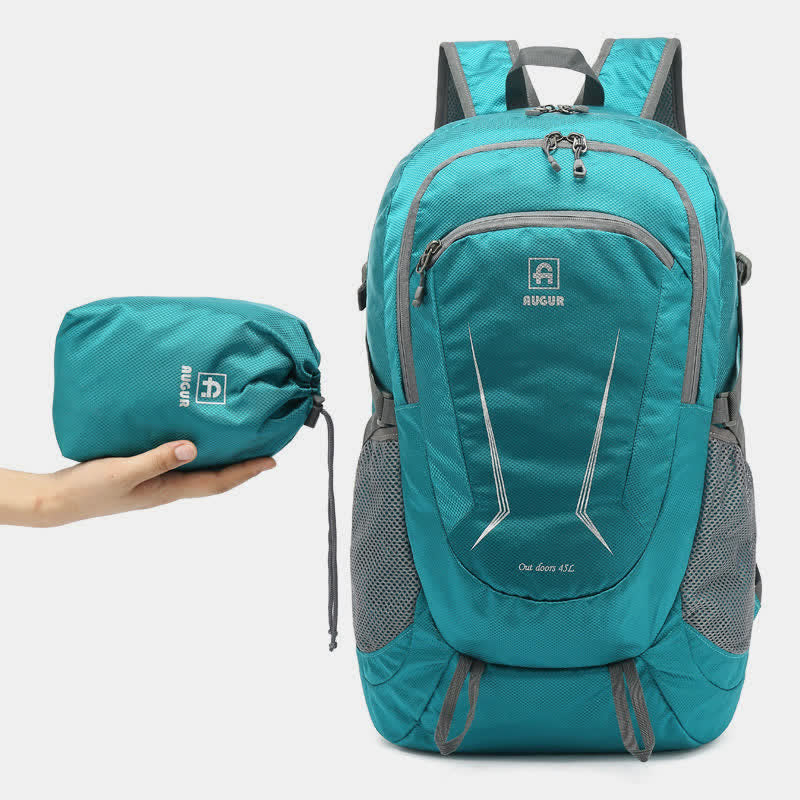 Packbarer Wanderrucksack, wasserabweisend, leichter Tagesrucksack, faltbarer Reiserucksack