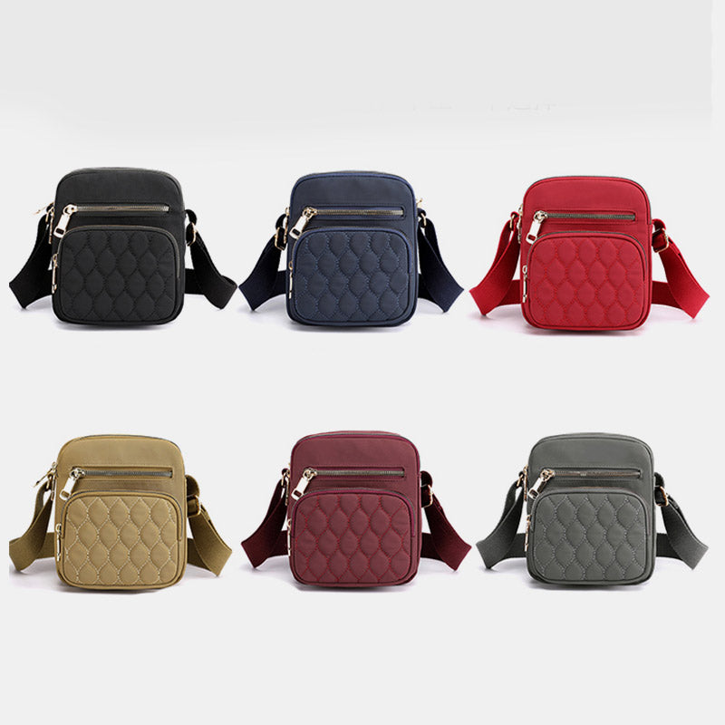 Messenger Bag mit großem Fassungsvermögen und mehreren Taschen