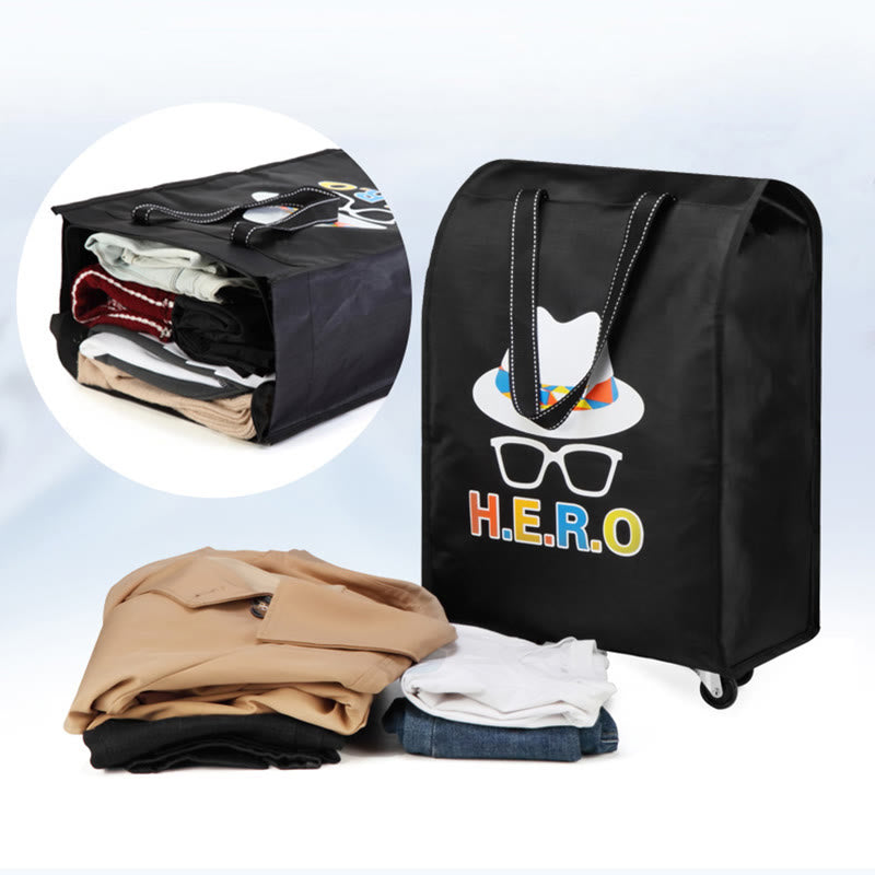 Rolling Handtasche Damen Supermarkt Shopping tragbare Reise Tote mit Rädern