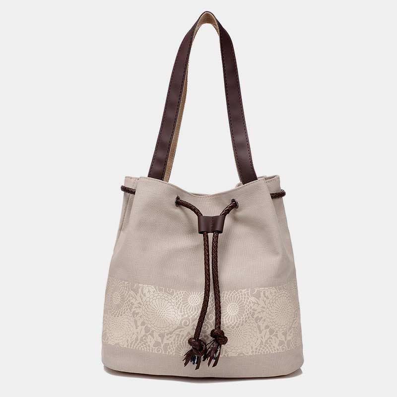 Umhängetasche für Damen, lässig, große Kapazität, bedruckt, Einkaufshandtasche
