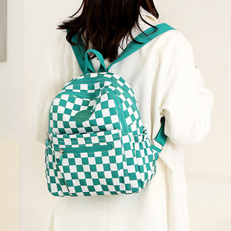 Damen Rucksack Handtasche Damen Wasserdicht Druck Bunter Rucksack Reise Tagesrucksäcke
