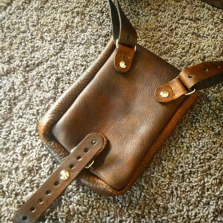 Retro Unterarm Geldbörse Herren Outdoor Telefon Tasche Weste Beutel