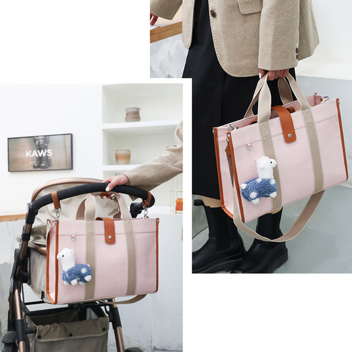 Tragetasche mit schweren Fächern, große Kapazität, Handtasche für junge Mütter, Einkaufstasche, Strandtasche, Reisetasche