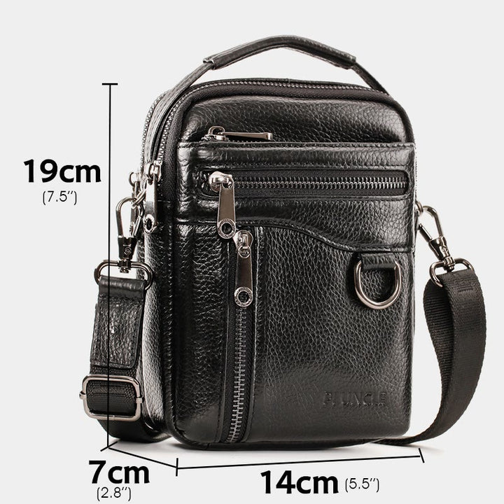Multifunktionale Leder-Telefontasche, Hüfttasche, Umhängetasche