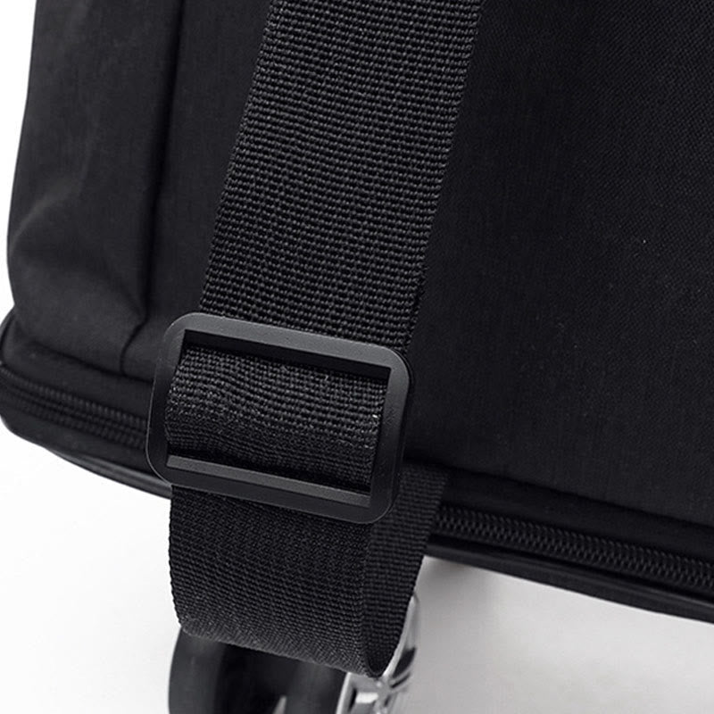 Kurzreise-Gepäcktasche mit Rollen für Damen, tragbar, konvex, Rucksack