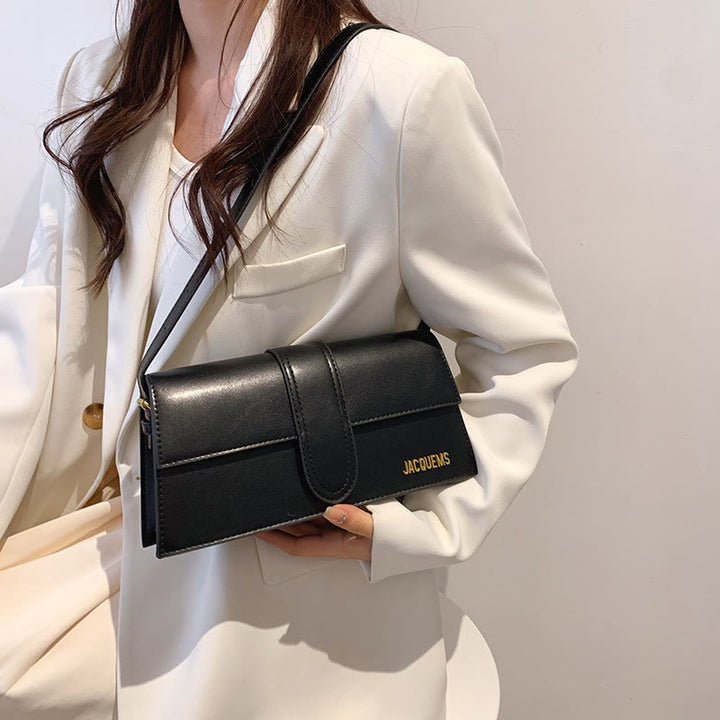 Umhängetasche für Damen, einfarbig, quadratisch, elegante Dating-Tasche