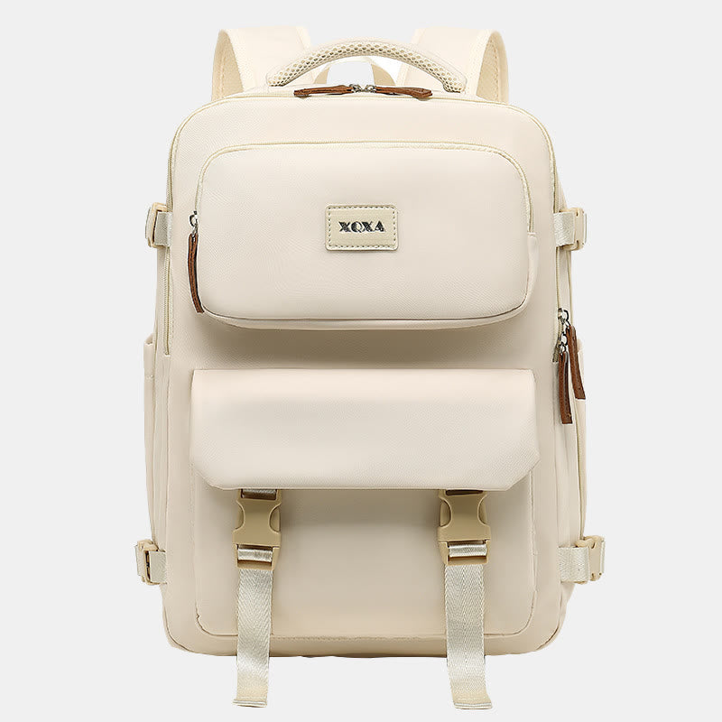Rucksack für Damen, große Kapazität, minimalistischer Reise-Laptop-Tagesrucksack aus Nylon