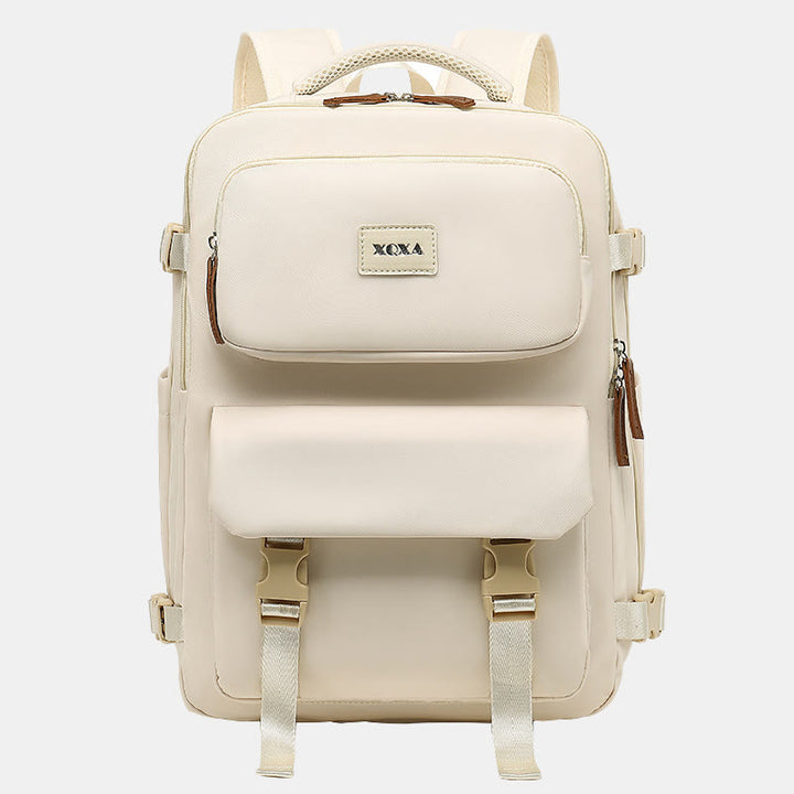 Rucksack für Damen, große Kapazität, minimalistischer Reise-Laptop-Tagesrucksack aus Nylon