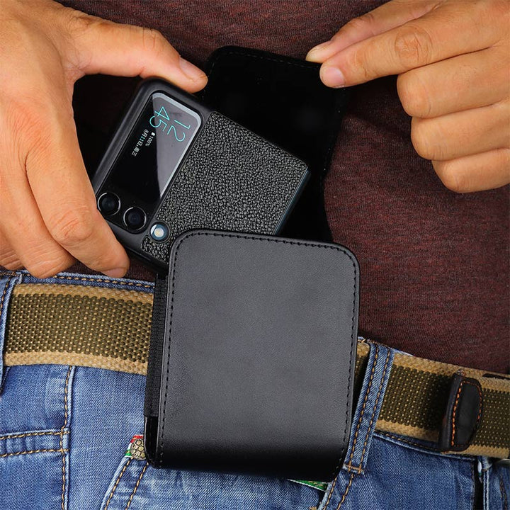 Mini PU Gürteltasche EDC Tasche für Samsung Z Flip 3 Moto Razr