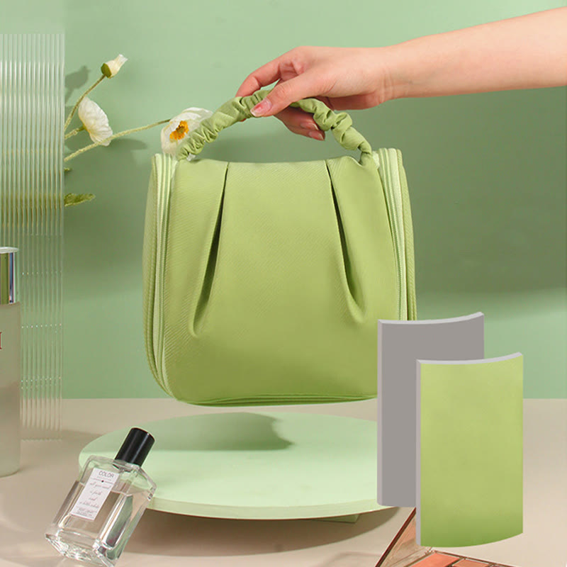 Tragbare Make-up-Handtasche für Damen, große Reiseaufbewahrungstasche