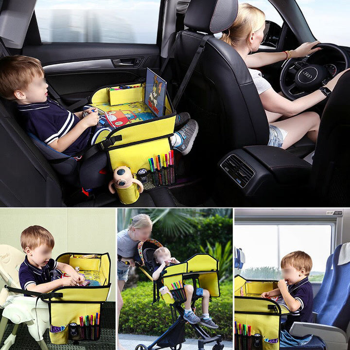 Kinder-Reisetablett fürs Auto mit Tragegurt