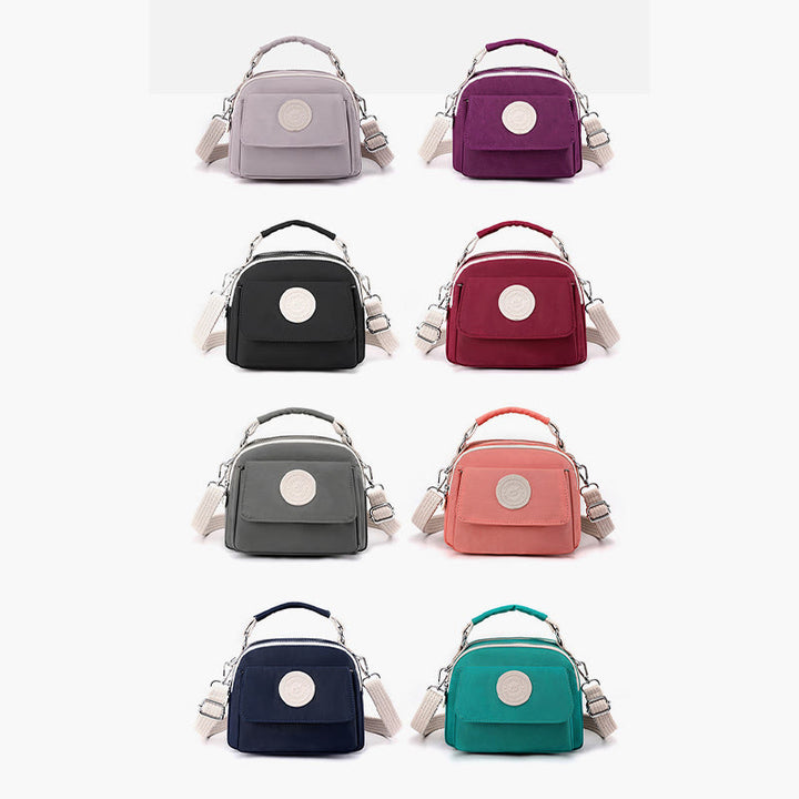 Tasche mit Griff oben für Damen, einfache, tragbare Umhängetasche mit Spritzschutz