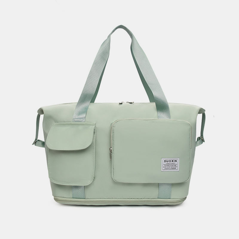 Wasserdichte, leichte, erweiterbare Fitness-Reisehandtasche mit großem Fassungsvermögen