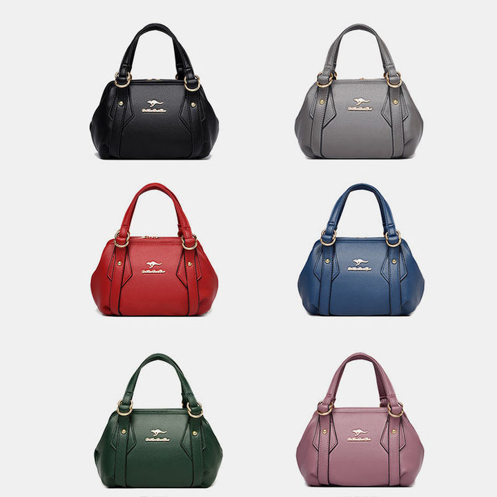Elegante Tragetasche mit großem Fassungsvermögen und mehreren Taschen, Diebstahlschutz, Handtasche