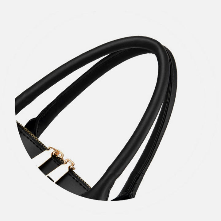 Florale Lederhandtasche für Damen, elegante Umhängetasche