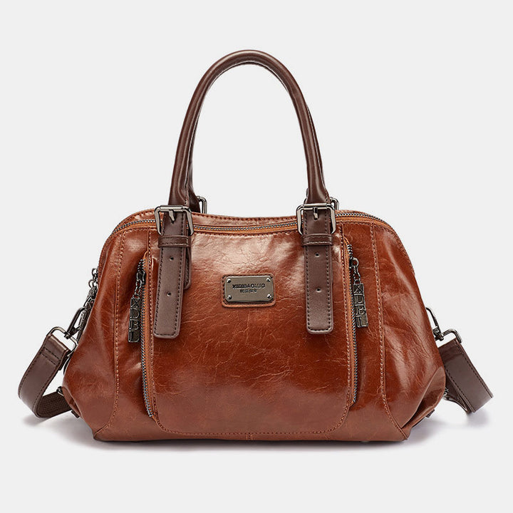 Luxus-Tragetasche im Vintage-Stil mit großem Fassungsvermögen