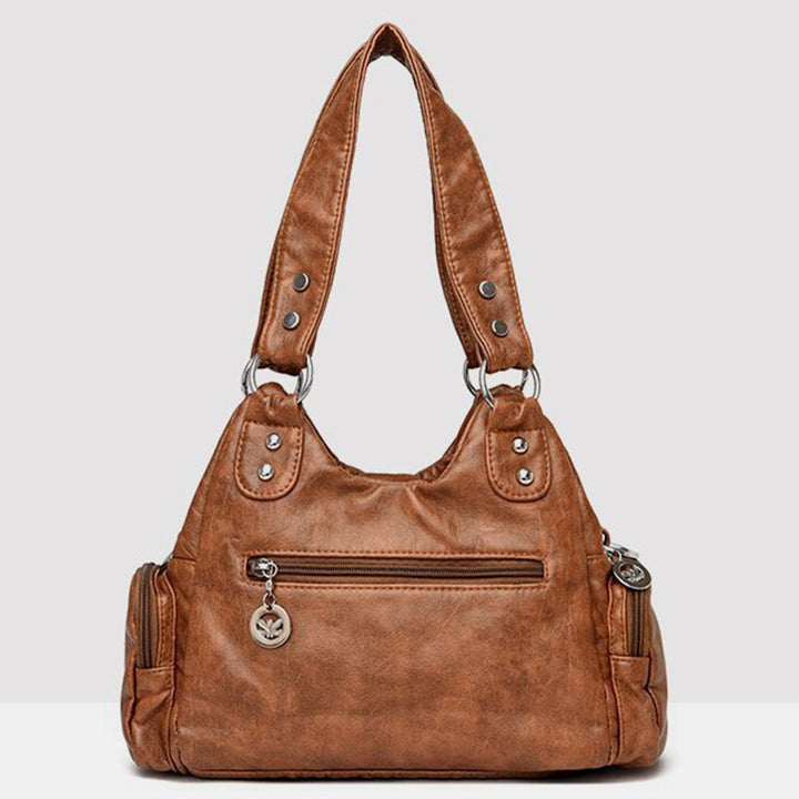 Vintage Echtleder Elegante Multifunktionale Handtasche