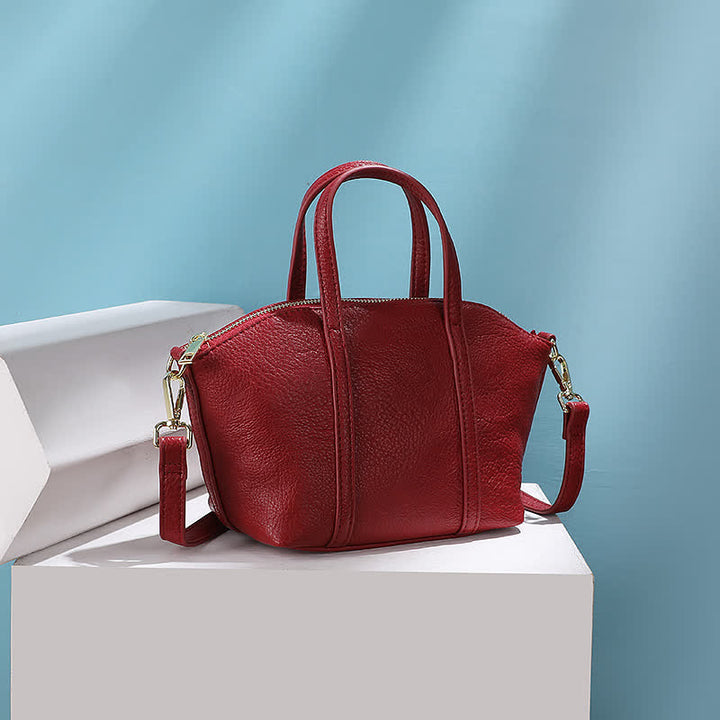 Kleine Hobo-Handtasche aus weichem Leder, modische Umhängetasche