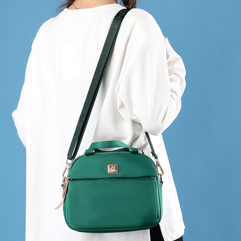 Handtasche für Damen, leicht, mehrere Taschen, abnehmbarer Riemen, Umhängetasche