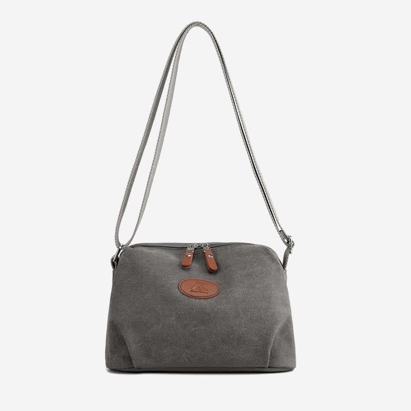 Umhängetasche aus Canvas für Damen, leicht, kleine Schultertasche