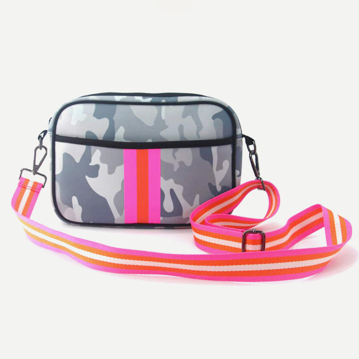 Leichte Umhängetasche Damen Geldbörse Neopren Handtasche Strandtasche