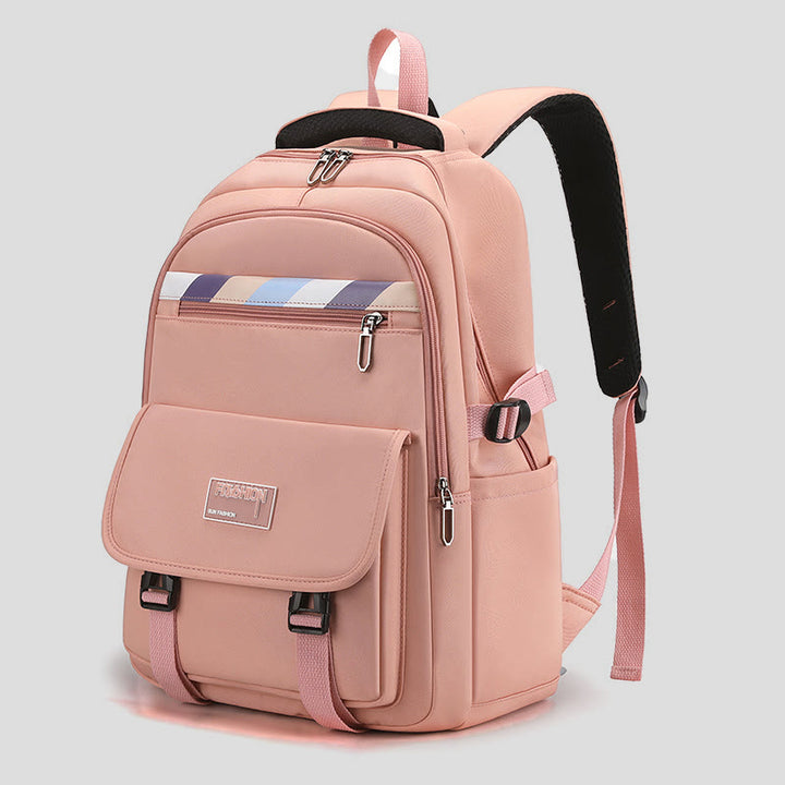 Rucksack für Damen, weicher, atmungsaktiver Stoff, lässige, wasserdichte Reisetasche