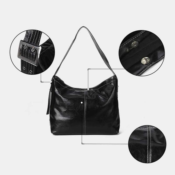 Hobo-Handtasche, Geldbörsen für Damen, große Tragetasche aus Leder, Umhängetasche