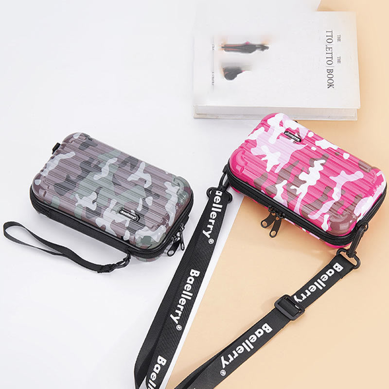Handytasche mit Camouflage-Muster für Ausflüge, Umhängetasche, Make-up-Tasche