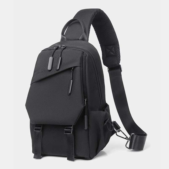 Schultertasche für Herren, abriebfest, lässiger Oxford-Umhängerucksack