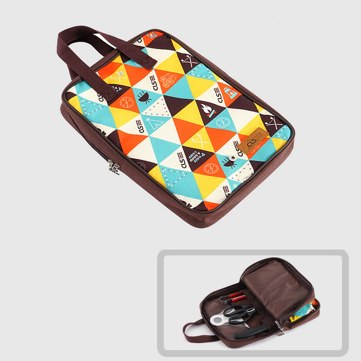 Aufbewahrungstasche für Outdoor-Camping-Grill, Edelstahl-Kochgeschirr-Tasche