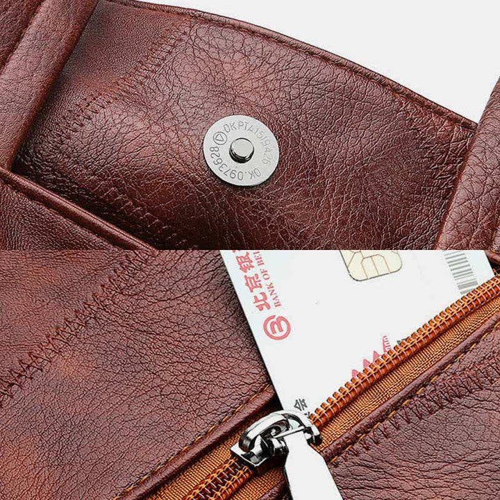 Retro Damen Handtasche Dreifachfach Schultertasche Umhängetasche