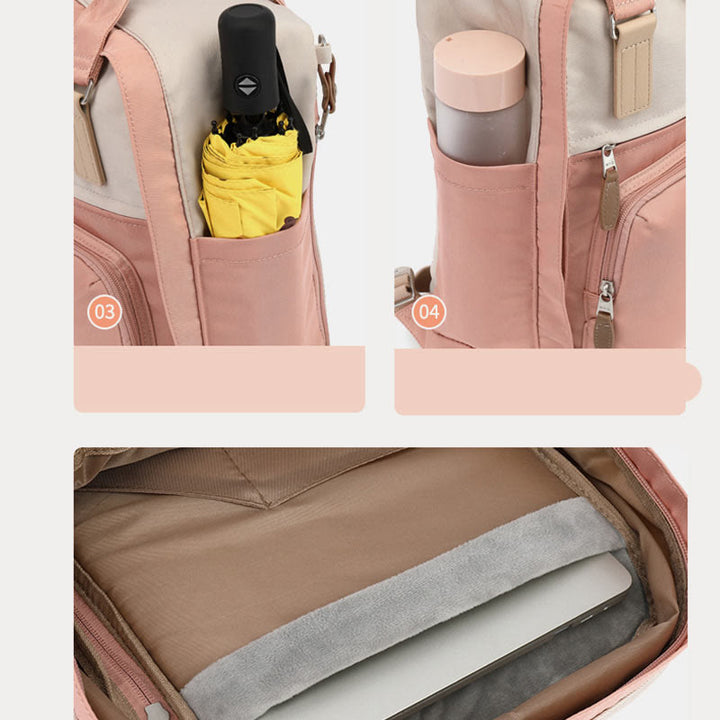Rucksack für Studenten im Teenageralter, einfacher, leichter Computer-Tagesrucksack mit mehreren Taschen